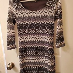 3/4 sleeve cocktail dress